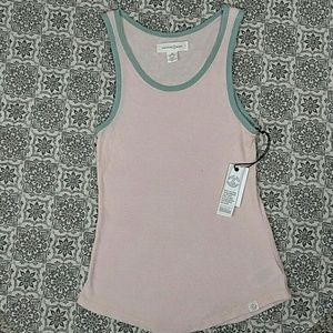 Treasure and Bond pink and grey girls tank